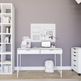 Hanah Home Duru 1600-47 Escritorio de Estudio Blanco